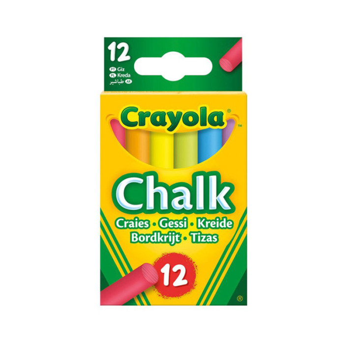 Anti-dust chalk 12 count front view