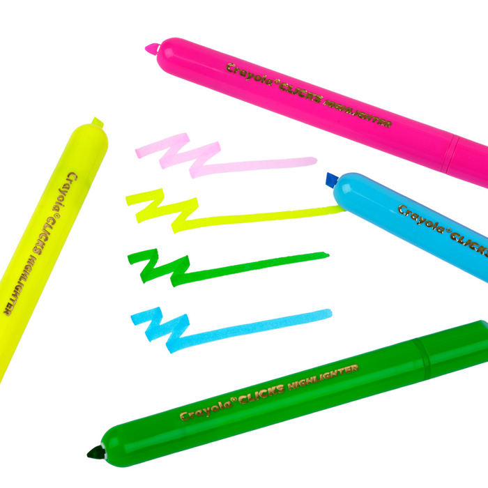Clicks Highlighters Colours