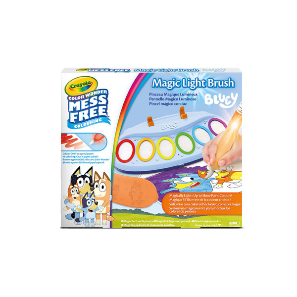 Crayola Color Wonder Magic Light Brush Bluey Front View