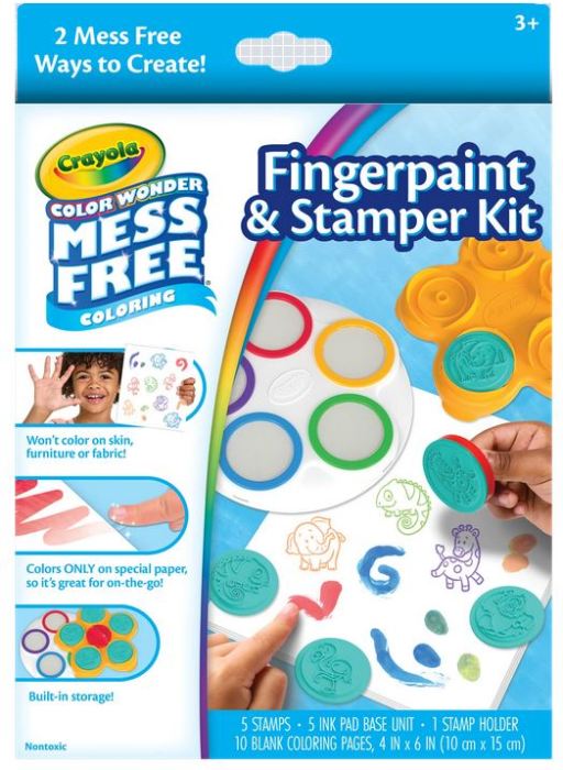 Color Wonder Fingerprint and Stamper Kit Front view