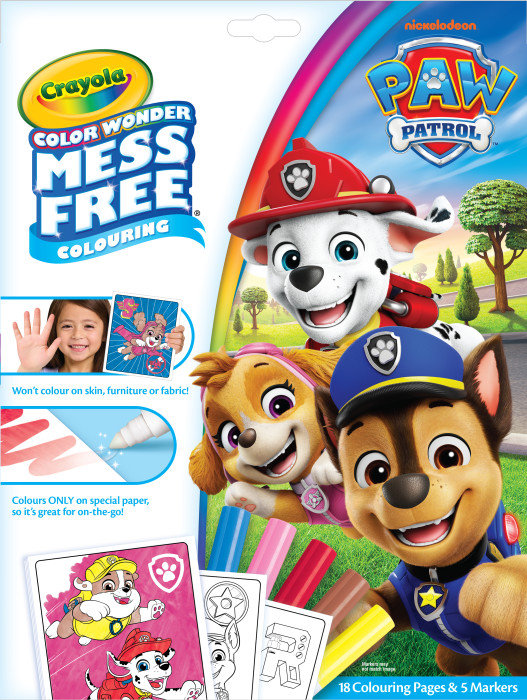 Color Wonder Paw Patrol Mess-Free Colouring Set Front view
