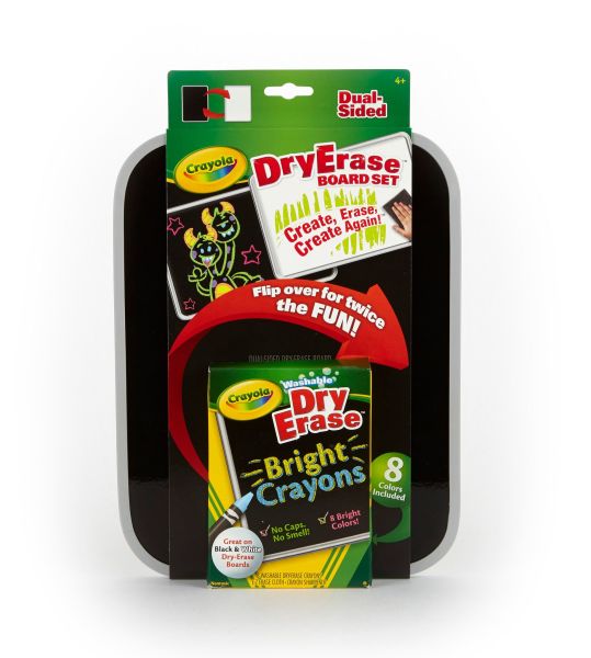 Crayola Dual Sided Dry Erase Board Set Front View