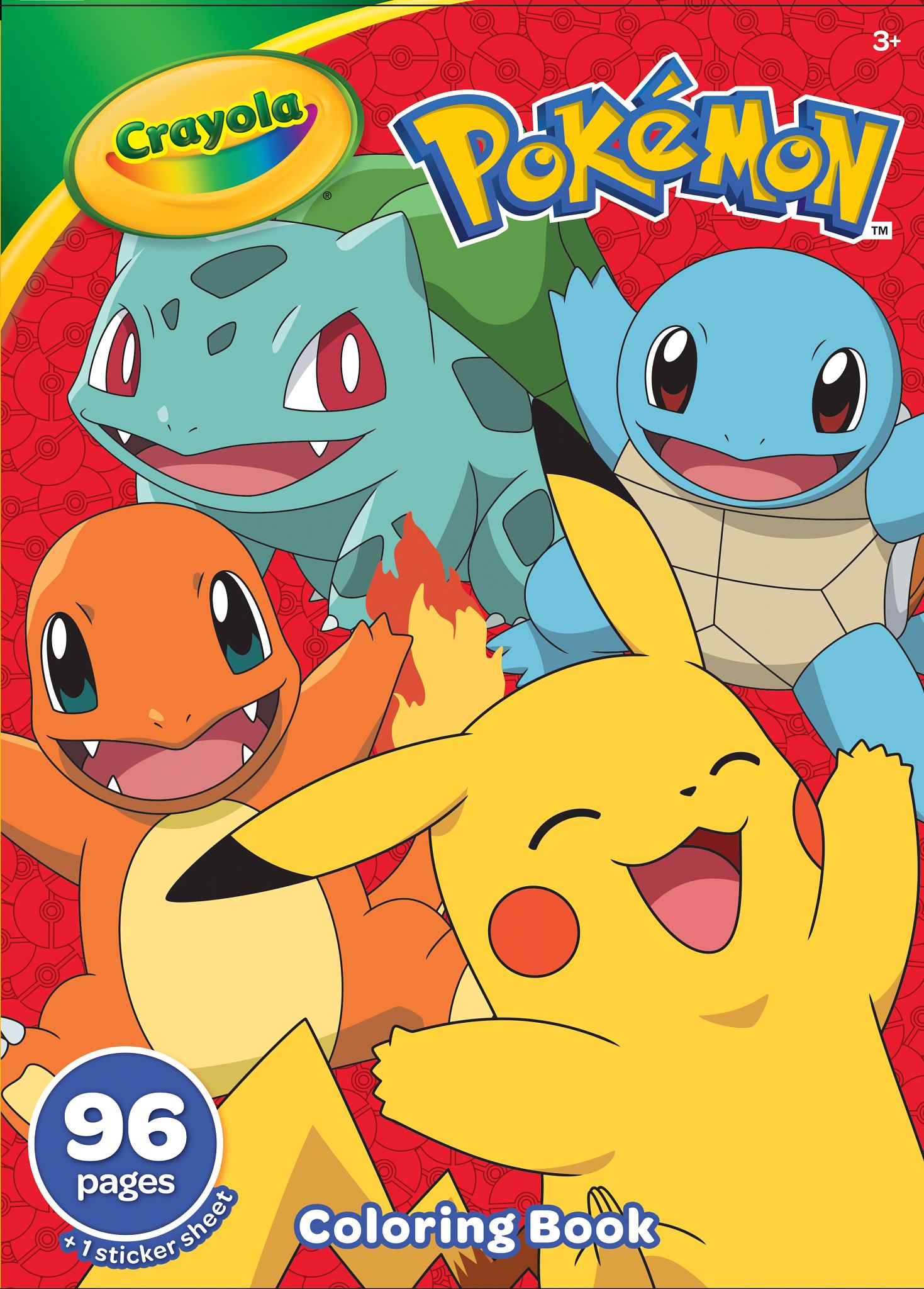 Crayola Pokemon Giant Colouring Book Front View