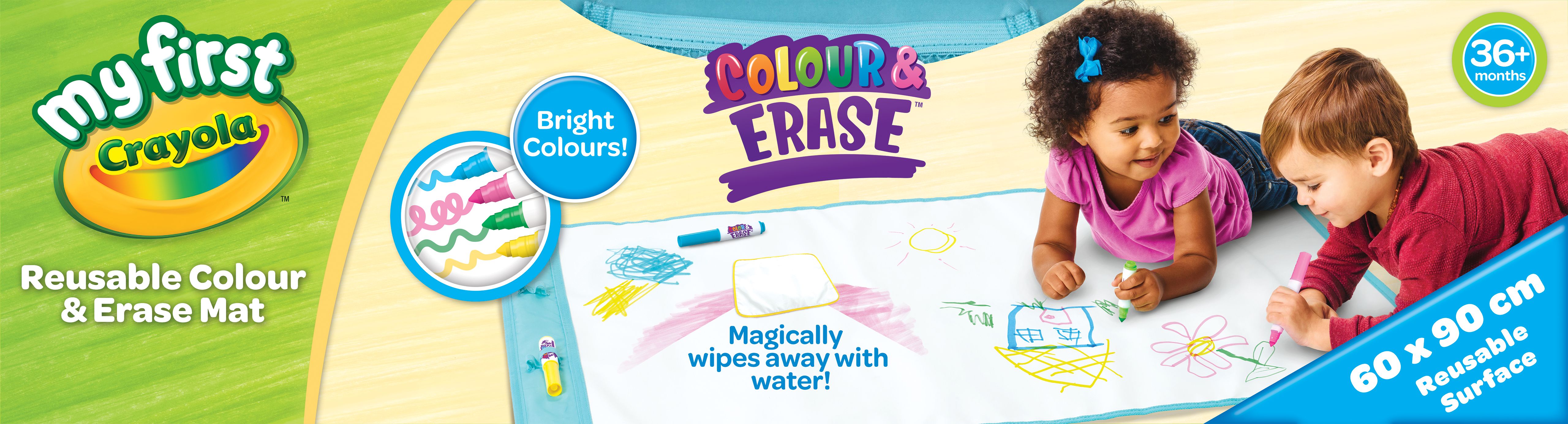 Crayola My First Colour and Erase Mat Front View