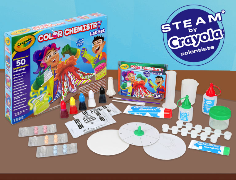 Color Chemistry Set Kids Learn About Science Crayola