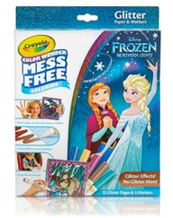frozen glitter crayola mess disney splash
