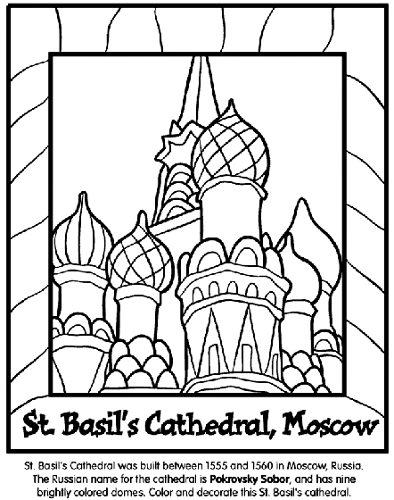 Russian Coloring Pages 1