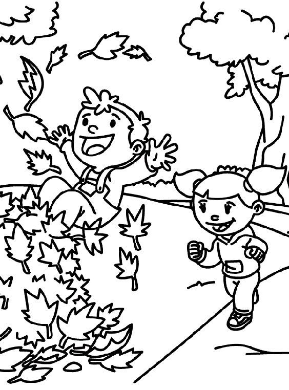 Autumn Coloring Pages 8