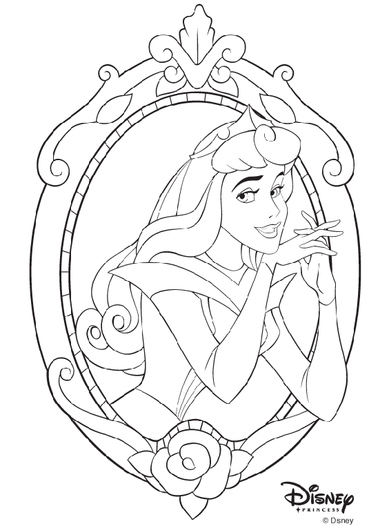 Coloring Disney Princess Disney Princess Aurora Coloring Page crayolacom