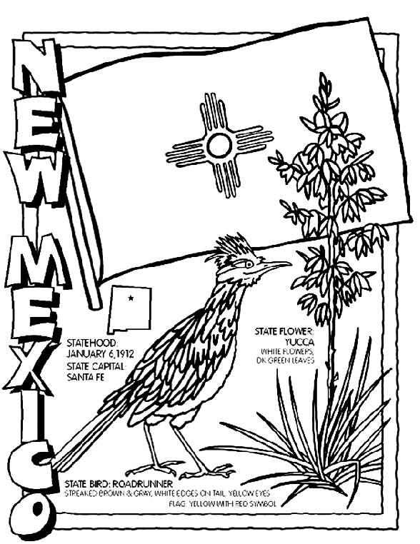 New Mexico Coloring Pages New Mexico Coloring Page crayolacom