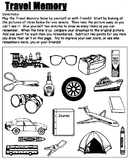 Travel Coloring Pages 6
