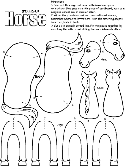 Cutting Horse Coloring Pages 7