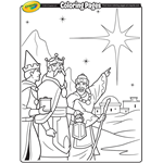  Free Coloring Christmas 3 Kings