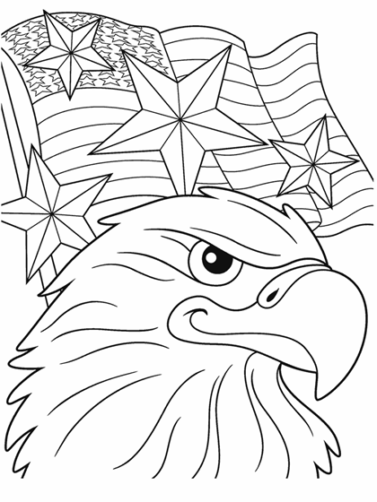 Independence Day Coloring Pages 1