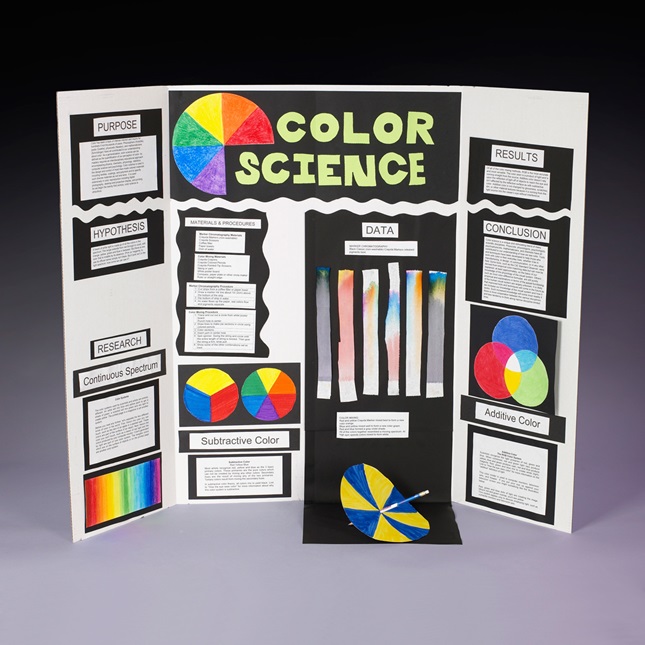 choose the right colors for your science fair display
