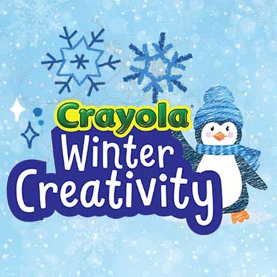 Crayola Winter Creativity with penguin