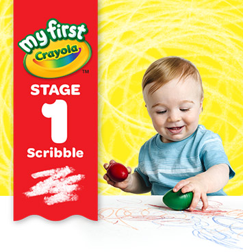 Crayola Crayons & Babys First Colouring Book 12 Months for sale online