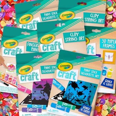 Crayola Craft Paint Stick Silhouette Craft Kits