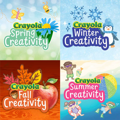 Crayola Spring, Winter, Summer, and Fall Creativity