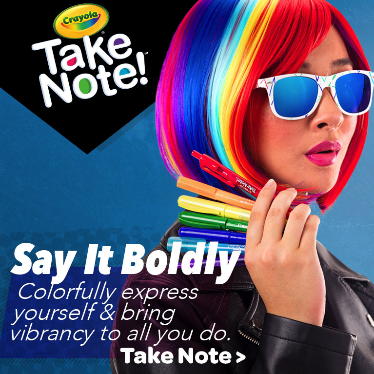 Learn About Take Note Writing School Supplies crayola